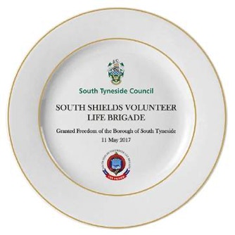 south shields bone china plate