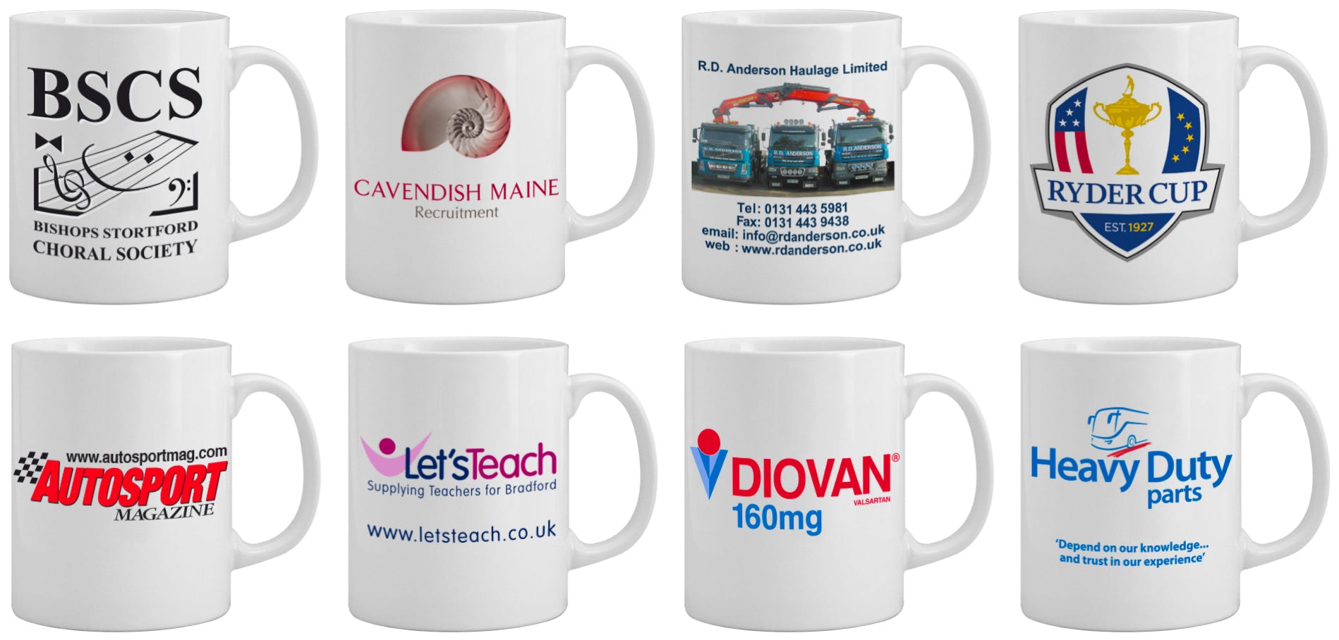 Printed mugs for business promotion & advertising