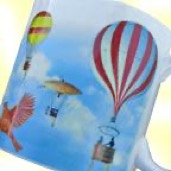 Full colour printing on a mug bone china