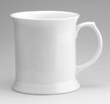 trent white bone china mug