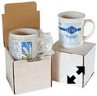 Mug boxes made up for packaging